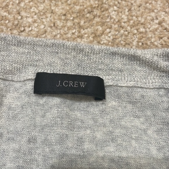 J Crew gray black stripe sweater - Picture 2 of 6